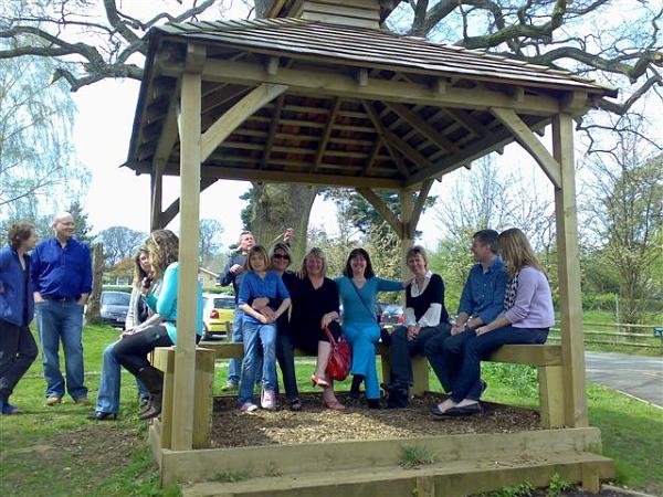 Some cheerful on-lookers.jpg - Some cheerful on-lookers